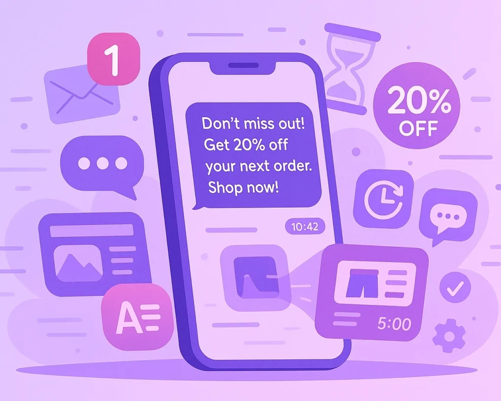 sms marketing illustration